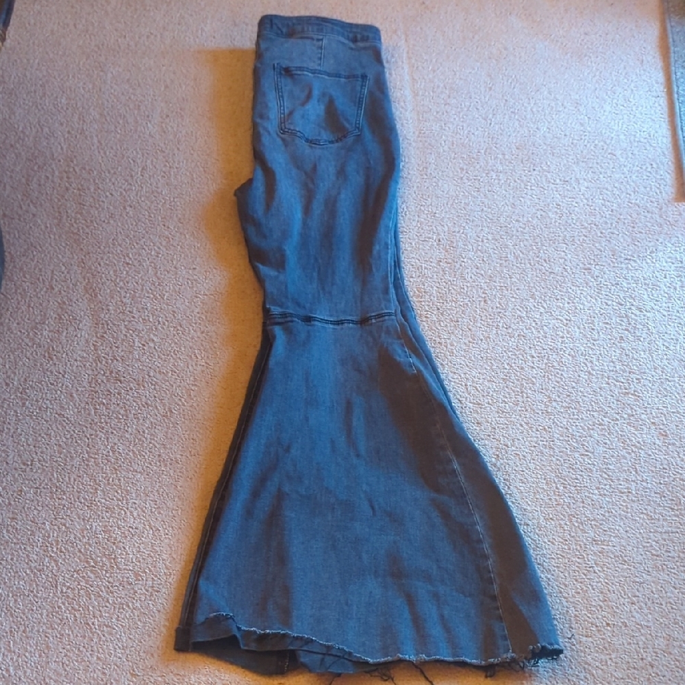 Free People Just Float On Blue Denim Pants